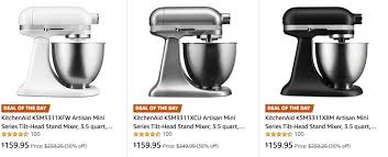 We did not find results for: Kitchenaid Artisan Mini Series 3 5 Quart Stand Mixer 159 95 Reg 249 99 Freebies2deals