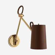 Maybe you would like to learn more about one of these? Benton Double Library Sconce In Natural Brass With Saddle Leather Shade New Arrivals Lighting Products Ralph Lauren Home Ralphlaurenhome Com