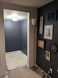 Other exclusions may apply to offers, see store for details. Budget Closet Makeover Before And After In A Dreamy Dark Blue Paint
