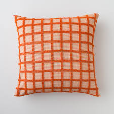 Donna karan seduction euro pillow sham. Popcorn Grid Euro Pillow Sham Tangerine Schoolhouse