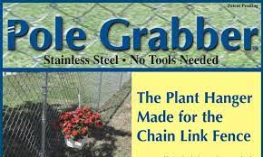 Have hanging flowering vine plant so wanted longer hanger then came with the pot, i expected them to be thin cheap chain but was pleasantly surprised, seem like higher quality then i expected and can change the length as vine grows. The Pole Grabber Universal Hanger For The Chain Link Fence By Stanley Kordecki Kickstarter Chain Link Fence Hanger Pole