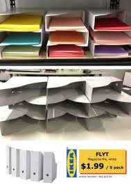 Cheap Diy Paper Sorter From Stacked Ikea Magazine Files Just Tape Together With Packing Tape By Bastelmaterial Aufbewahrung Ikea Ideen Papieraufbewahrung