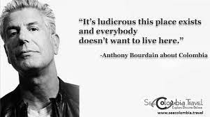 Anthony bourdain wörterbuch seite kunstdrucke. Colombia Anthony Bourdain Merken