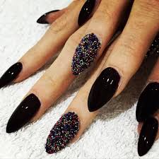After all, women have been adding artificial length to their nails since the days of ancient egypt. 81 Boldest Black Nail Designs To Stand Out Of The Crowd