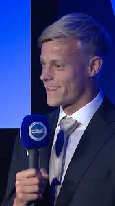 JP after being named Men’s Player of the Season! 💙🤍