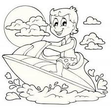 Printable jet ski coloring pages pdf. Pin By Erin Calendine On Water Sports Coloring Pages Sports Coloring Pages Coloring Pages For Kids