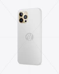 Iphone 12 Pro Case Mockup Half Side View In Device Mockups On Yellow Images Object Mockups