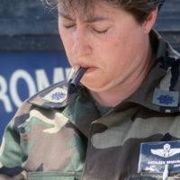 Kristov George, a senior and the Cadet Wing commander,