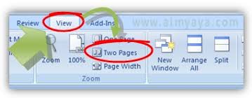 Cara Membuat Tampilan Dua Halaman Penuh Di Ms Word Cara Aimyaya Cara Semua Cara