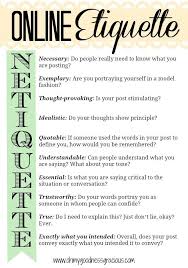 Etiquette For Online Communication In 2020 Business Etiquette Online Etiquette Social Media Etiquette
