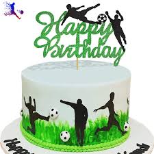 Colors that can be use with this balloon pillars (golf theme) for a 30th birthday celebration. Kapokku Glitter Play Soccer Cake Topper Football Sport Themed Party Decorations Birthday Party Supplies Play Soccer Cake Topper Buy Online In United Arab Emirates At Desertcart Ae Productid 181091855