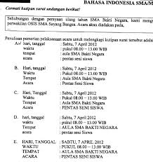 Sedangkan surat tidak resmi tidak memiliki aturan baku dan digunakan. Penulisan Pemerian Yang Tepat Dalam Surat Undangan Kumpulan Surat Penting