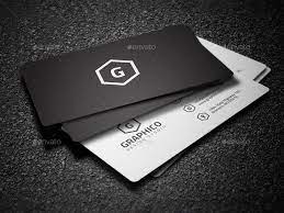 Black and white business cards vector. 2 In 1 Black White Business Card 53 By Nazdrag Graphicriver