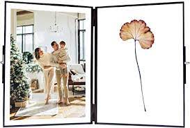 The frame does not open *the frame is suitable for about the product *size frame 6*8 inches (15*20 cm). Amazon Com Hulogen 2 Pane Pressed Glass Frame Herbarium For Pressed Flowers Dried Plant Specimens Or Floating Photos Black 6 X 8