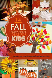Birthday Party Craft Ideas 14 Fall Party Craft Ideas For Kids Fall Kids Party Kids Party Crafts Fall Harvest Party