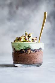 Mint Chocolate Mousse With Toasted Matcha Meringue Recette Nourriture Delicieuse Recette Dessert Idee Recette Facile