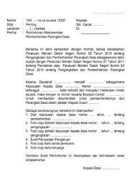 Pengangkatan dan pemberhentian perangkat desa oleh kepala desa tentu harus sesuai dengan ketentuan dan hukum berlaku. Contoh Surat Pemberhentian Perangkat Desa Terbaru Media Desa