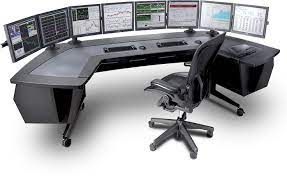 Trading Desk Png 737 451 Trading Desk Computer Desk Setup Gaming Room Setup
