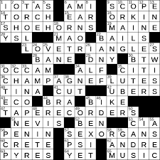 0204 20 Ny Times Crossword 4 Feb 20 Tuesday Nyxcrossword Com