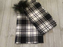 Black And White Checkered Scarf Meaning Plaid Cloth Napkins 20 Checkered Fabric Napkins Black Etsy Plaid Napkins Fabric Napkin Christmas Cloth Napkins