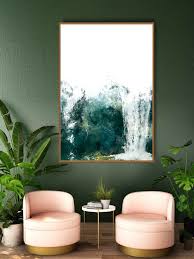 Large Art Print Home Decor Abstract Art Big Poster Wall Art Living Room Minimal Abstract Mixed Media Tro Large Art Prints Large Art Wall Art Living Room