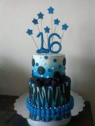 2 tier birthday cake with fondant Image Result For 16 Years Old Male Birthday Cake Sweet 16 Birthday Cake 16 Birthday Cake Birthday Cakes For Teens