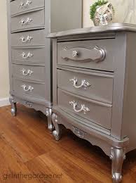 Top 10 Popular Diy Projects And Posts Of 2014 Refurbished Furniture Metallic Painted Furniture Diy Furniture Bedroom