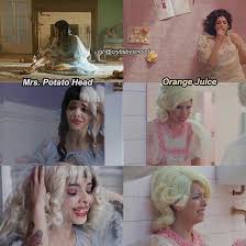 Long loose wavy half pink and half black full bang melanie martinez wig. Awww Melanie Martinez Melanie Melanie Martinez Drawings