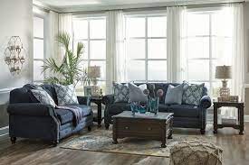 Lavernia Navy Sofa Loveseat Couches Living Room Living Room Designs Living Room Sets