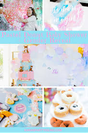 Bake some cookies decorated with pink and blue edible sprinkles, or bake vanilla cupcakes using pink or blue food dye. Kara S Party Ideas Pastel Donut Baby Shower Gender Reveal Kara S Party Ideas