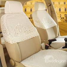 Half A Pack And Comfortable Lace Material Universal Car Seat Cover Leather Car Seat Covers Carseat Cover Car Seats