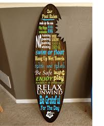 Surf Board Surfboard Decor Hawaiian Beach Surfing By Radgraffix Pool Decor Surfboard Decor Outdoor Pool Decor