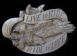 Vintage 1991 live to ride biker bikers motorcycles eagle engine belt buckle top rated seller. Live To Ride Ride To Live Belt Buckle Hotbuckles Com