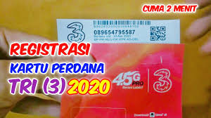 Cara mudah registrasi ulang kartu sim card all operator. Cara Registrasi Kartu 3 Tri Terbaru Youtube