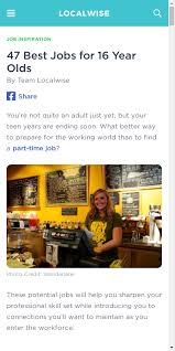 Maybe you would like to learn more about one of these? Well Paid Jobs For 16 Year Olds 20 Guides Examples