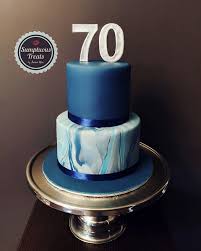 30th Birthday Cake For Him Blue Navy Blue Marble Birthday Cake 70thbirthdaycelebration Navyblue Bluecakes Birthdayc Blue Birthday Cakes Birthday Cakes For Men 70th Birthday Cake For Men