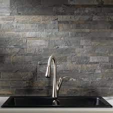 2021 popular related search, hot search, ranking keywords trends in home & garden, wall stickers, home improvement, education & office supplies with backsplash peel and stick and explore a wide range of the best backsplash peel and stick on aliexpress to find one that suits you! Aspect 23 6 In X 5 9 In Iron Slate Peel And Stick Stone Decorative Tile Backsplash A90 85 The Home Depot