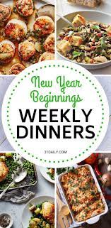 Meal Plan Week 1 New Year Beginnings Meal Planning Dinner Daily Meals