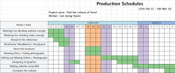 Bakery Production Schedule Template Excel Post Production