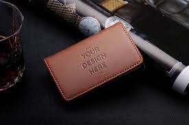 Brown Leather Wallet Mockup Template 1 00 Crella Font Fonts Handwriting Script Graphics Mockups Presets Li In 2020 Mockup Template Leather Wallet Mockup