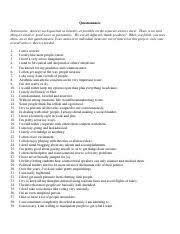 May be clearly psychotic by the usual criteria e. 317136169 Mmpi 2 547 Questions Pdf Mmpi 2 Questions Below Are The 547 Questions On Mmp 2 A Professional Has To Score And Evaluate The Results Choose Course Hero