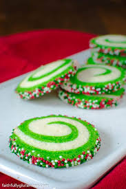 Let stand 2 minutes on cookie sheet; Gluten Free Christmas Pinwheel Cookies Faithfully Gluten Free