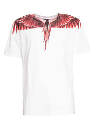 Best Price On The Market At Italist Marcelo Burlon Marcelo Burlon County Of Milan Wings Printed T Shirt