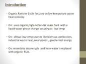 Organic rankine cycle | PPT