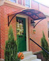The Copper Eyebrow Awning With The Smith Scrolls In Washington Dc Door Awnings Custom Awnings Awning Over Door
