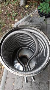 Dann Die Kabelbinder Von Unten Her Aufgeschnitten Und Die Spirale Entsprechend Nachgedreht Dass Sich Alles Entsprechend Teichbau Grill Selber Bauen Poolheizung