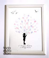 Maybe you would like to learn more about one of these? Cuadro De Huellas Nina Todoinvitacion Invitaciones Y Detalles Diferentes