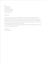 Hospitality Internship Cover Letter Templates At Allbusinesstemplates Com