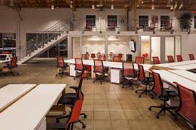 Buzzfeed S Stylish Los Angeles Offices Industrial Interior Design Office Office Design Inspiration Office Interior Design