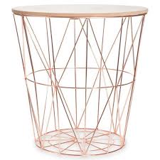 Occasional Furniture Beistelltisch Metall Rosegold Schlafzimmer Industriedesign Mobel